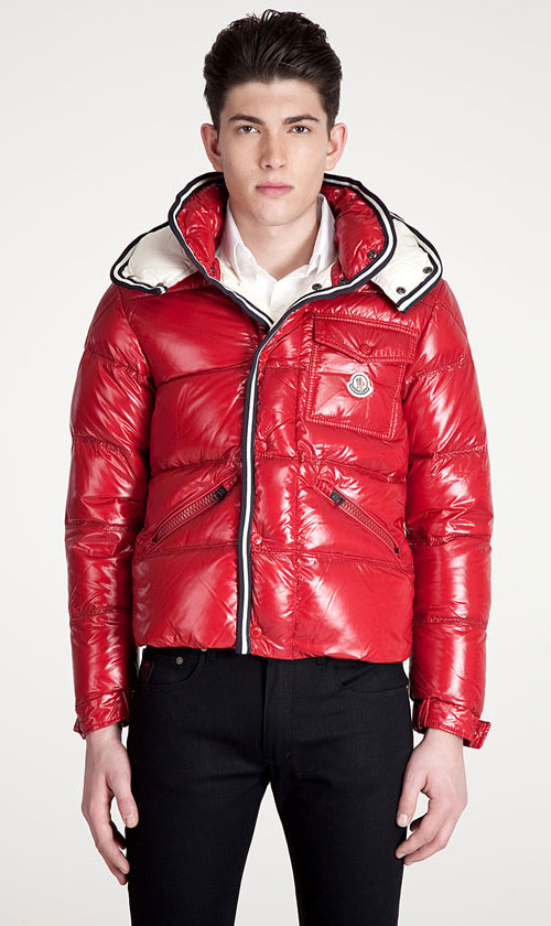 Doudoune Moncler Branson Homme Rouge